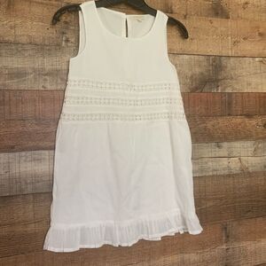 Chelsea &Violet new with tags girls white sleeveless dress, size small‎